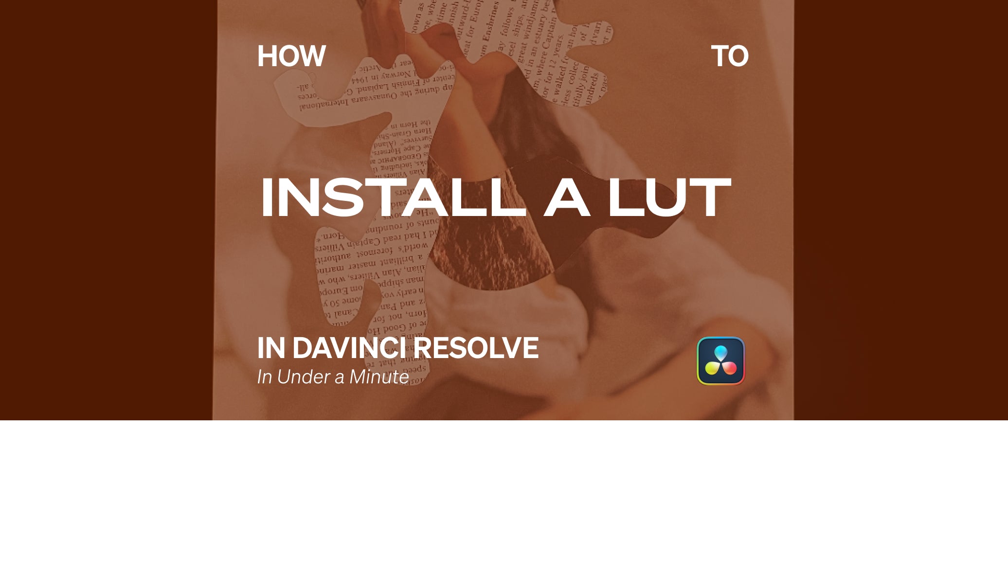 Using LUTs in DaVinci Resolve 18.5